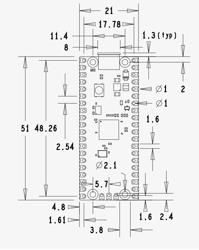 hardware dimensions